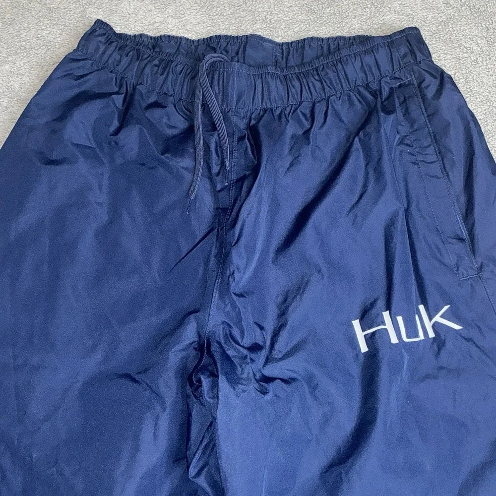 HUK Fishing‎ Rain Pants Mens 28 x 29 Blue Performance Outdoor Packable - Picture 2 of 7